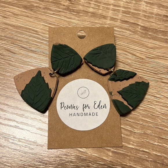 Handmade Clay Earrings - Picture 1 of 4